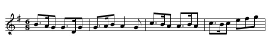 Noble Squire Dacre - staff notation