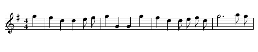 Nobody's Jigg - staff notation