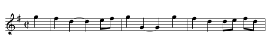 Nobody's Jigg - staff notation