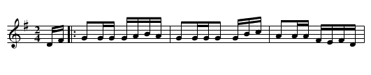 Noddin' Boy - staff notation