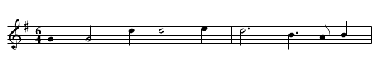 Noint the Teazer PFD2.257 - staff notation