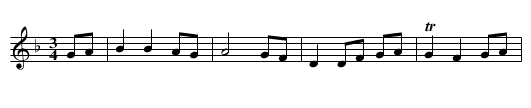 Nóirín mo mhíle stóirín - staff notation