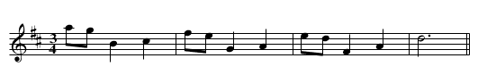 Nokia Tune - staff notation