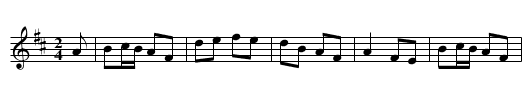 Nonie Sacking Turf - staff notation