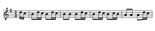 Nonnentanz - staff notation