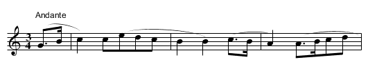Nora My Treasure - staff notation