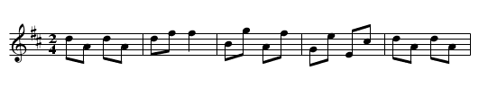 Norman Toy - staff notation