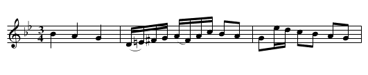 Norrlands skrot 2 - staff notation
