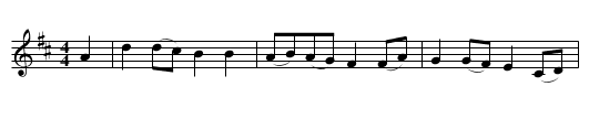 North Americay - staff notation