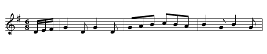 North Ashton Frolick. JB.10 - staff notation
