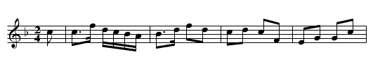 North Britons,The. HSJJ.130 - staff notation