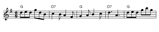 North Skelton 2, v 2 - staff notation