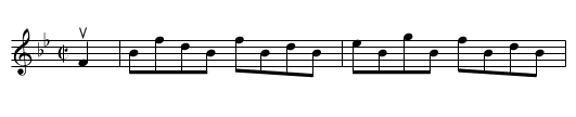 North Star -- Hornpipe - staff notation