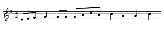 North Wind, The - staff notation
