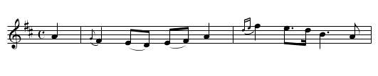 Northern Lass [2], A - staff notation