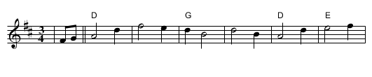 Northern Lights 2nd Fiddle - staff notation