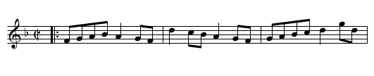 Northland Jockey. Ru1.011 - staff notation