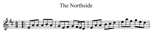 Northside, The  - staff notation