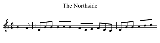 Northside, The  - staff notation