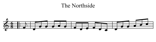 Northside, The  - staff notation
