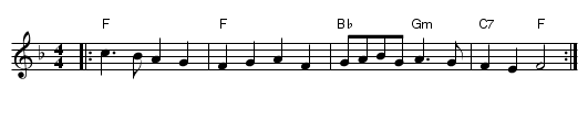 Nos Galan - staff notation
