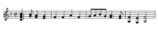 Nos Galan - staff notation