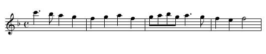 Nos Galan - staff notation
