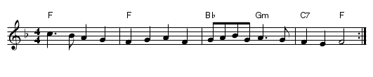 Nos Galan - staff notation