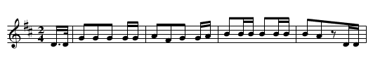 Not a Drum was heard. CJF.171 - staff notation