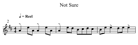 Not Sure - staff notation