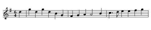 Nottingham Castle. WCD3/6.184 - staff notation