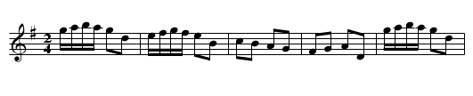 Nottingham Races. - staff notation