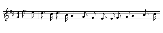 Nottingham Swing - staff notation