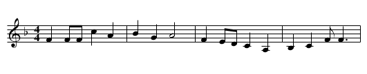 Nou let us sing - staff notation