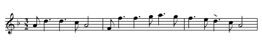 Now you're gane awa - staff notation