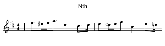 Nth - staff notation