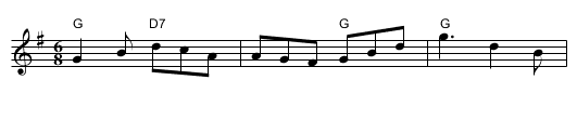 Nuala's Jig - staff notation