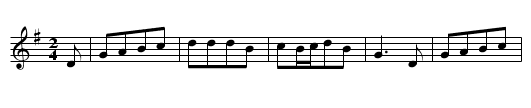 NUN LAT'T UNS SING'N DAT ABENDLIED, DENN WIE MOETEN GAHN - staff notation
