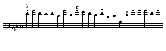 Nun ruhen alle Wälder - staff notation