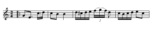 Nurmisen's Polka - staff notation