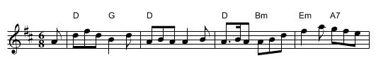 Nurse's Song - staff notation
