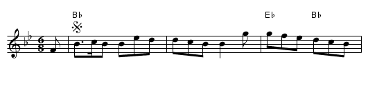 Nut, The  - staff notation