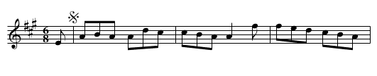 NUT, the  - staff notation