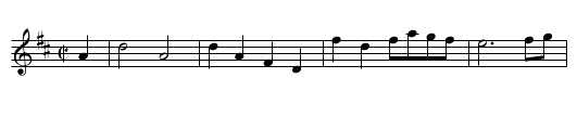 Nutkins March - staff notation