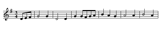 Nutley Waltz - staff notation