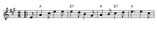 Nutting Girl - staff notation