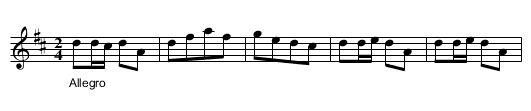 Nymph. TWC.133, The - staff notation