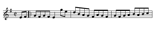 Nyth y Gog [The Cuckoo's Nest] - staff notation