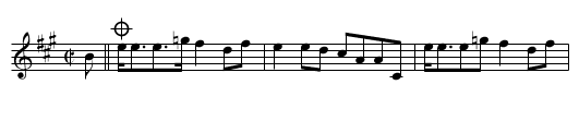 O but ye be Merry - staff notation
