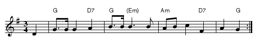 O Christmas Tree [G] - staff notation